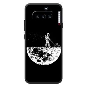 Силиконовый Чехол с принтом "Космонавты" на Nothing Phone (4a) (Космонавт)