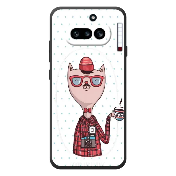 Чехол с рисунком «Кот аристократ» для Nothing Phone (4a) Чехол с рисунком «Кот аристократ» для Nothing Phone (4a)