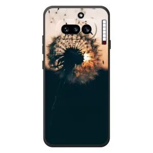 Силиконовый Чехол с одуванчиками на Nothing Phone (4a) (Красивый одуванчик)