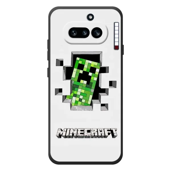 Чехол с рисунком «Крипер» для Nothing Phone (4a)