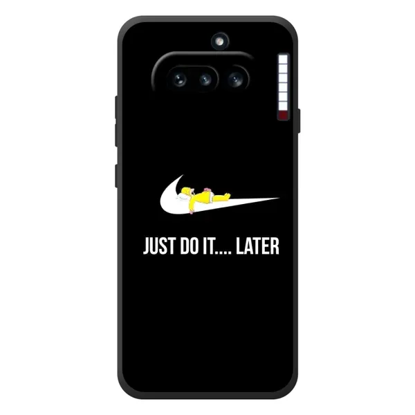 Чехол с рисунком «Later» для Nothing Phone (4a) Чехол с рисунком «Later» для Nothing Phone (4a)