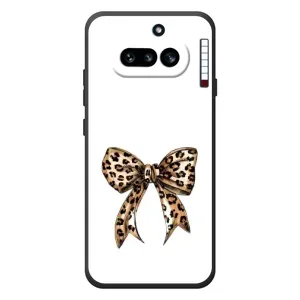 Чохол банти для Nothing Phone (4a) (Леопардовий бант)