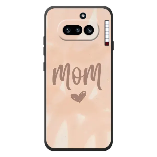 Чехол с рисунком «Love mom» для Nothing Phone (4a) Чехол с рисунком «Love mom» для Nothing Phone (4a)
