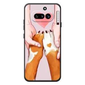 Чехол (ТПУ) Милые собачки для Nothing Phone (4a) (Любовь к собакам)