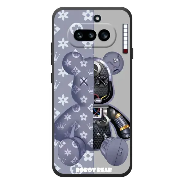 Чехол с рисунком «Медведь Louis Vuitton» для Nothing Phone (4a)