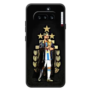 Чехлы Лео Месси Аргентина для Nothing Phone (4a) (Месси король)