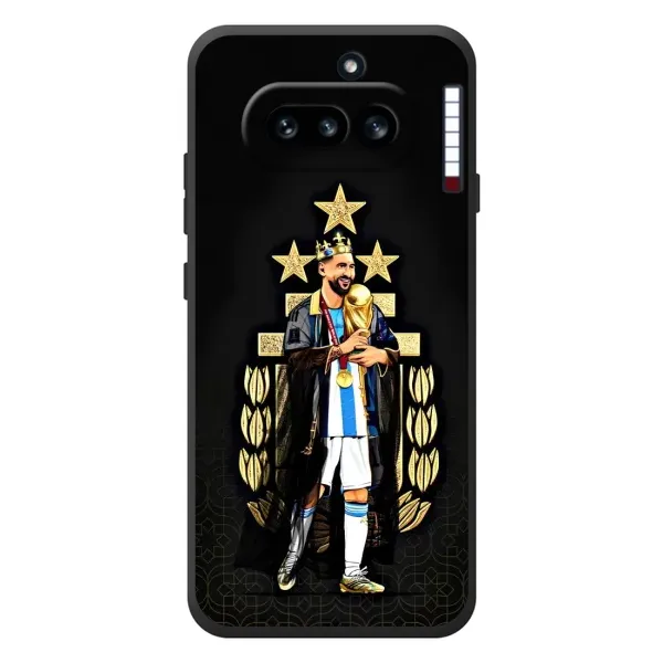 Чехол с рисунком «Месси король» для Nothing Phone (4a) Чехол с рисунком «Месси король» для Nothing Phone (4a)