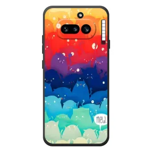 Силиконовый чехол с котиком для Nothing Phone (4a) (Mew)