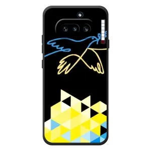 Чехол на Nothing Phone (4a) Украинский дизайн (Мир для Украины)