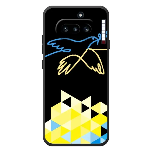 Чехол с рисунком «Мир для Украины» для Nothing Phone (4a) Чехол с рисунком «Мир для Украины» для Nothing Phone (4a)
