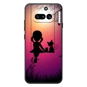 Чехол с рисунком «На качели» для Nothing Phone (4a)