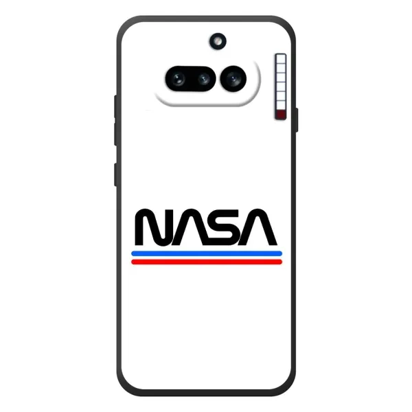 Чехол с рисунком «NASA на белом фоне» для Nothing Phone (4a) Чехол с рисунком «NASA на белом фоне» для Nothing Phone (4a)