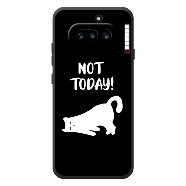 Чехол с рисунком «Not Today» для Nothing Phone (4a) Чехол с рисунком «Not Today» для Nothing Phone (4a)