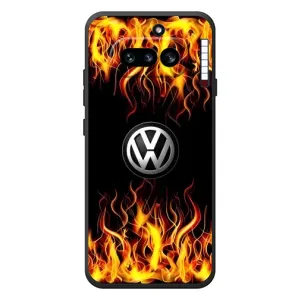 Чехол "Фольксваген" для Nothing Phone (4a) (Огненный Лого)