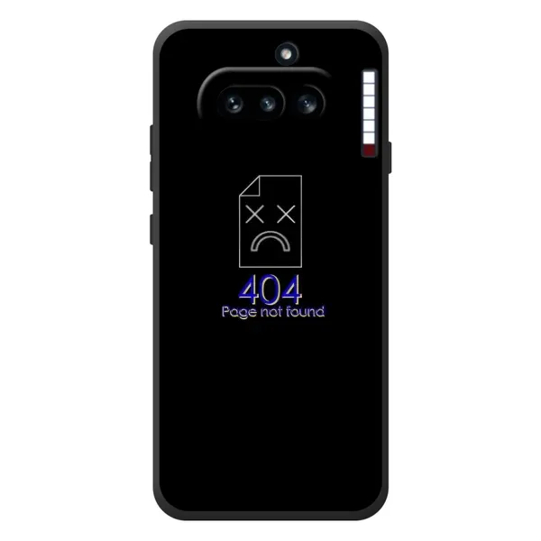 Чехол с рисунком «Ошибка 404» для Nothing Phone (4a) Чехол с рисунком «Ошибка 404» для Nothing Phone (4a)