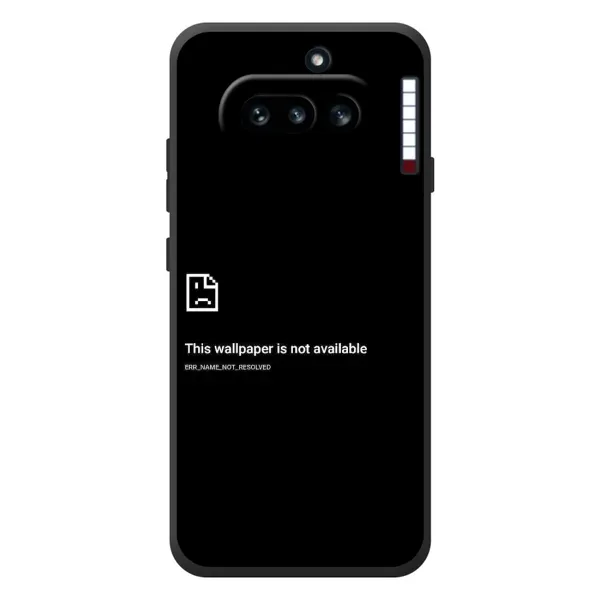 Чехол с рисунком «Ошибка» для Nothing Phone (4a) Чехол с рисунком «Ошибка» для Nothing Phone (4a)