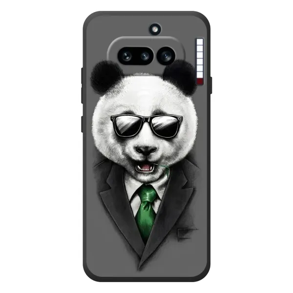 Чехол с рисунком «Панда в очках» для Nothing Phone (4a) Чехол с рисунком «Панда в очках» для Nothing Phone (4a)
