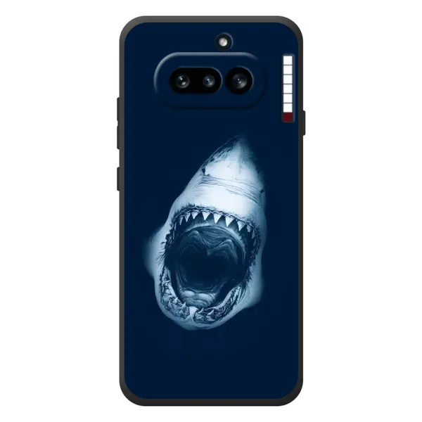 Чехол с рисунком «Пасть Акулы» для Nothing Phone (4a) Чехол с рисунком «Пасть Акулы» для Nothing Phone (4a)