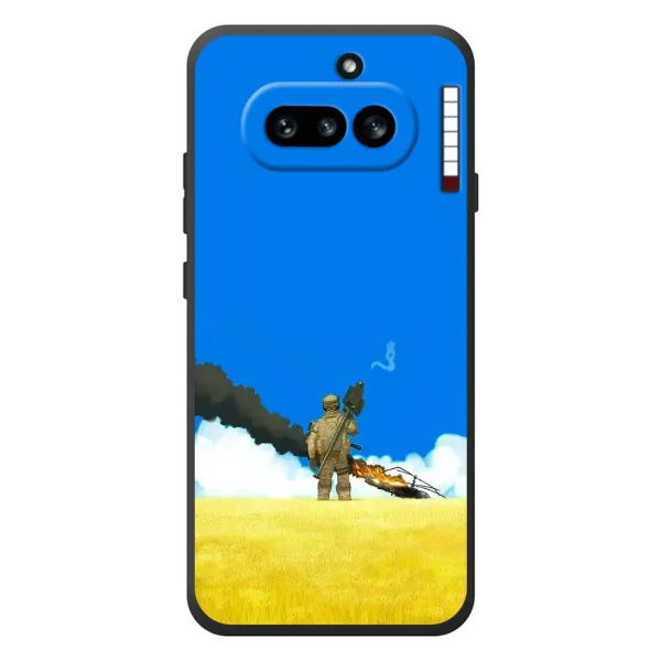 Чехол с рисунком «Попадание» для Nothing Phone (4a) Чехол с рисунком «Попадание» для Nothing Phone (4a)