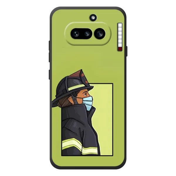 Чехол с рисунком «Пожарник» для Nothing Phone (4a) Чехол с рисунком «Пожарник» для Nothing Phone (4a)
