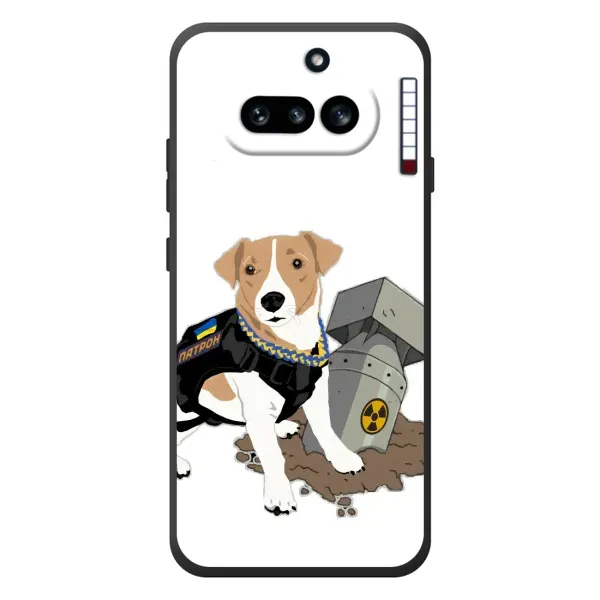 Чехол с рисунком «Пёс Патрон с ракетой» для Nothing Phone (4a) Чехол с рисунком «Пёс Патрон с ракетой» для Nothing Phone (4a)