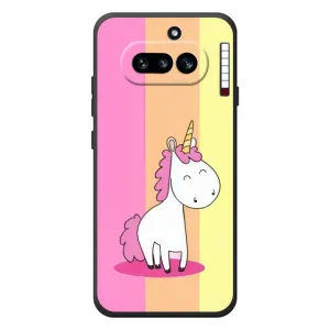 Чехол Unicorn на Nothing Phone (4a) (Радужный Единорог)