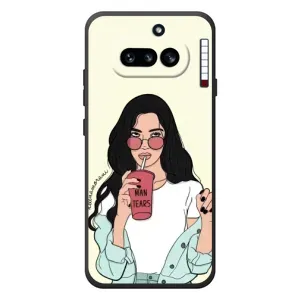 Силіконовый Чохол на Nothing Phone (4a) з картинкой Модных девушек (З напоєм)