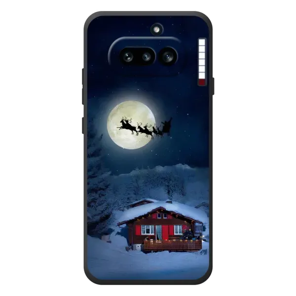 Чехол с рисунком «Санта» для Nothing Phone (4a)