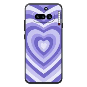 Чохли з тематикою "Маленькі Сердчеки" на Nothing Phone (4a) (Серце фіолет)