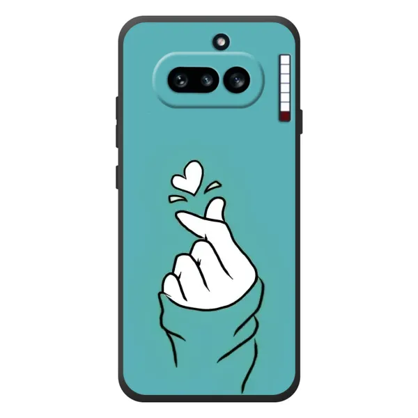 Чехол с рисунком «Сердечко на бирюзовом» для Nothing Phone (4a) Чехол с рисунком «Сердечко на бирюзовом» для Nothing Phone (4a)