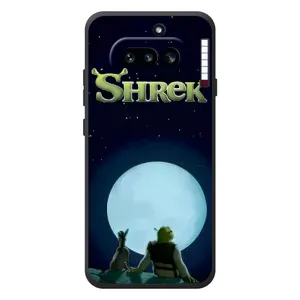 Друкований чохол з принтом Шрек для Nothing Phone (4a) (Шрек на місяці)