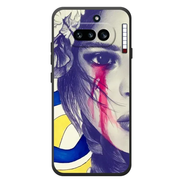Чехол с рисунком «Слезы Украины» для Nothing Phone (4a) Чехол с рисунком «Слезы Украины» для Nothing Phone (4a)