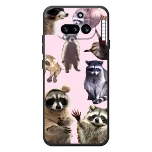 Силиконовый Чехол с Енотами на Nothing Phone (4a) (Смешные Еноты)