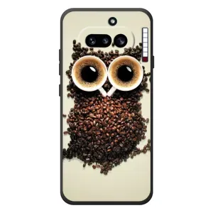 Чохли з принтом СОВИ для Nothing Phone (4a) (Сова з зерен кави)