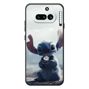 Чохол з малюнком Стіч для Nothing Phone (4a) (Стіч з квіткою)