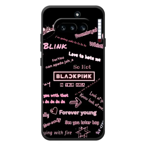 Чехол с рисунком «Стиль блэкпинг» для Nothing Phone (4a)