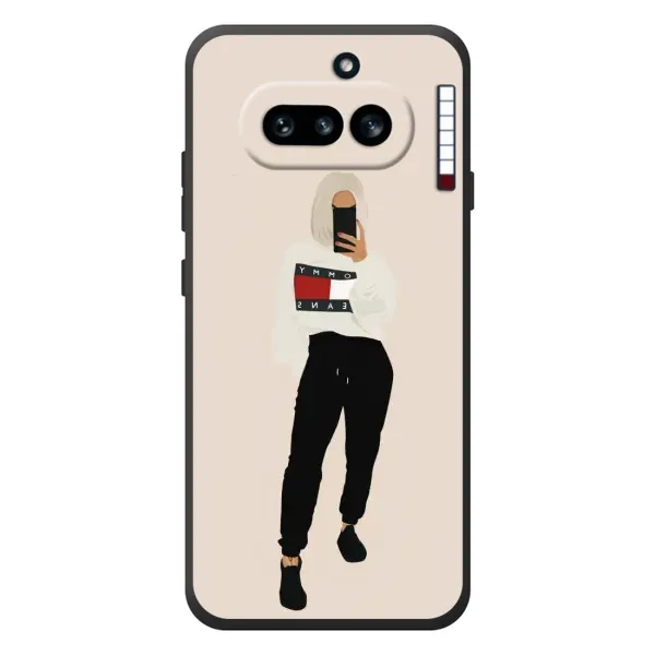 Чехол с рисунком «Стильная» для Nothing Phone (4a) Чехол с рисунком «Стильная» для Nothing Phone (4a)