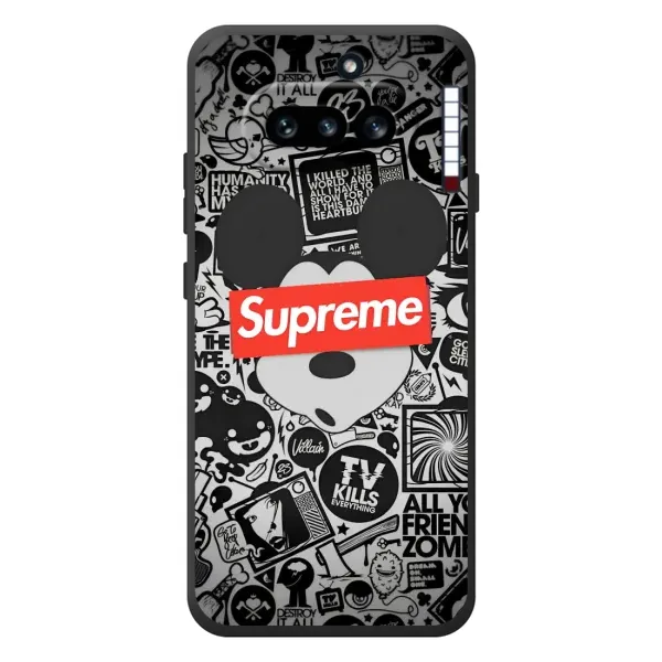 Чехол с рисунком «Supreme Маус» для Nothing Phone (4a) Чехол с рисунком «Supreme Маус» для Nothing Phone (4a)