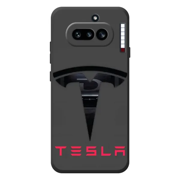 Чехол с рисунком «Logo TESLA» для Nothing Phone (4a) Чехол с рисунком «Logo TESLA» для Nothing Phone (4a)