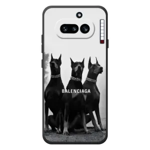 Чехол ДОБЕРМАН для Nothing Phone (4a) (Три добермана)