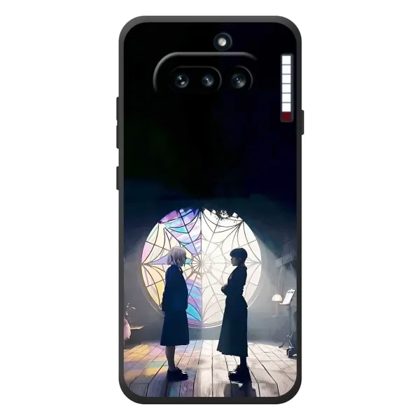 Чехол с рисунком «Уэнсдей и Энди» для Nothing Phone (4a) Чехол с рисунком «Уэнсдей и Энди» для Nothing Phone (4a)