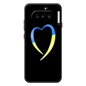 Силиконовый Чехол на Nothing Phone (4a) (Я-Украина) (Украинское сердце)