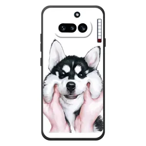 Бампер для Nothing Phone (4a) с картинкой "Песики" (Собака Хаски)