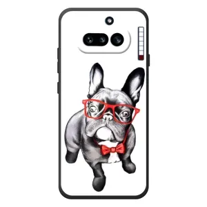 Бампер для Nothing Phone (4a) с картинкой "Песики" (В очках)