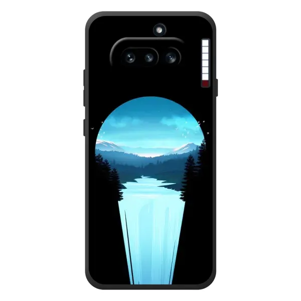 Чехол с рисунком «Синий Водопад» для Nothing Phone (4a) Чехол с рисунком «Синий Водопад» для Nothing Phone (4a)
