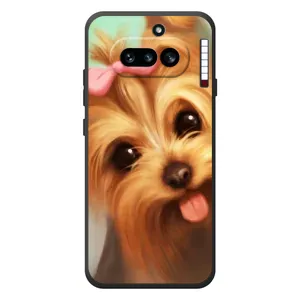 Чехол (ТПУ) Милые собачки для Nothing Phone (4a) (Йоршенский терьер)