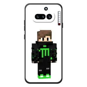 Чохли для Nothing Phone (4a) (Персонажі МайнКрафт) (Зелений хлопчик)