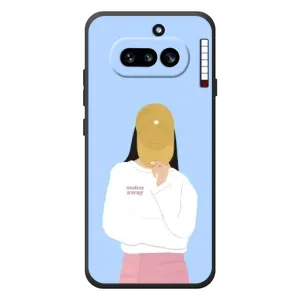 Силіконовый Чохол на Nothing Phone (4a) з картинкой Модных девушек (Жовта кепка)