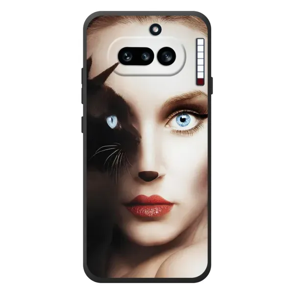 Чехол с рисунком «Женщина кошка» для Nothing Phone (4a) Чехол с рисунком «Женщина кошка» для Nothing Phone (4a)