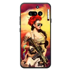 ЗСУ Чохли (TPU) для Nothing Phone (4a) (Жінка солдат)